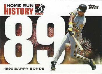 2005 Topps - Barry Bonds Home Run History #BB 89 Barry Bonds Front