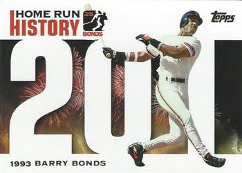 2005 Topps - Barry Bonds Home Run History #BB 201 Barry Bonds Front
