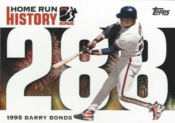 2005 Topps - Barry Bonds Home Run History #BB 288 Barry Bonds Front