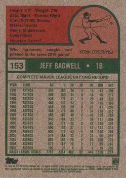2019 Topps Archives #153 Jeff Bagwell Back