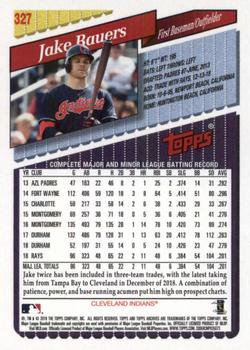 2019 Topps Archives #327 Jake Bauers Back