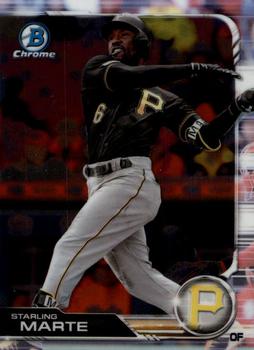 2019 Bowman Chrome #20 Starling Marte Front