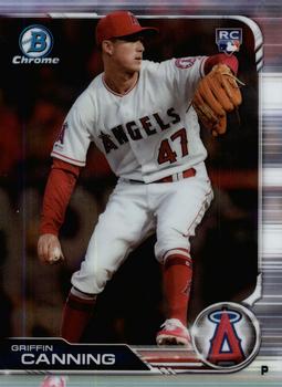 2019 Bowman Chrome #45 Griffin Canning Front