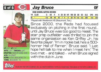 2005 Topps - Draft Picks #5 Jay Bruce Back
