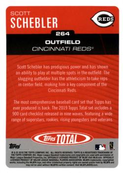 2019 Topps Total #264 Scott Schebler Back