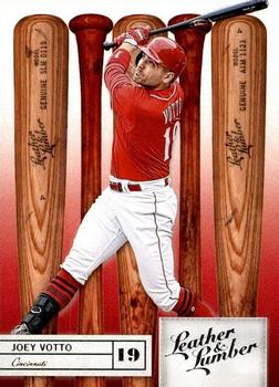 2019 Panini Leather & Lumber #54 Joey Votto Front