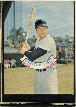 1972 Topps Candy Lids Test - Proofs #NNO Carlton Fisk Front