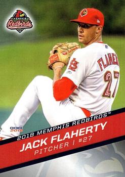 2018 Choice Memphis Redbirds #5 Jack Flaherty Front