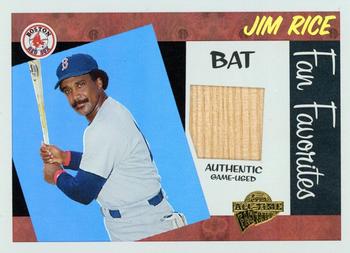 2005 Topps All-Time Fan Favorites - Relics Rainbow #FFR-JR Jim Rice Front