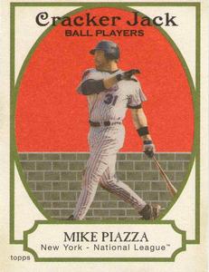 2005 Topps Cracker Jack - Mini Red #25 Mike Piazza Front