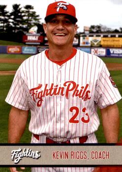 2018 Grandstand Reading Fightin Phils Update #NNO Kevin Riggs Front