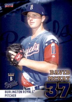2016 Choice Burlington Royals #18 David McKay Front