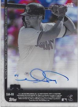 2019 Topps Clearly Authentic #CAA-RH Rhys Hoskins Back