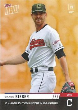 2019 Topps Now Road to Opening Day Bonus #ODB-9 Shane Bieber Front