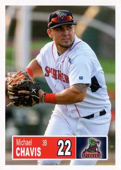 2018 Grandstand Lowell Spinners #NNO Michael Chavis Front