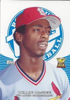 2005 Topps Rookie Cup - Blue #50 Willie McGee Front