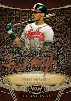 2019 Topps Tier One - Tier One Talent Autographs Bronze Ink #TTA-FMC Fred McGriff Front