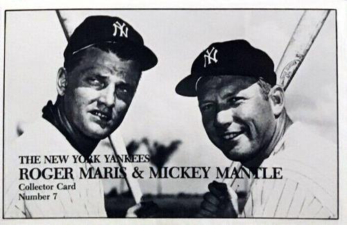 1980 Union Novelty New York Yankees #NNO Roger Maris / Mickey Mantle Front