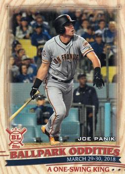 2019 Topps Big League - Ballpark Oddities #BPO-5 Joe Panik Front