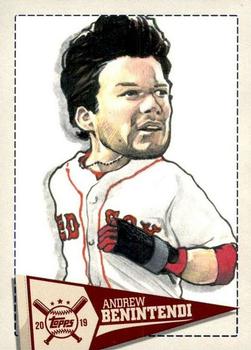 2019 Topps Big League - Star Caricature Reproductions #SCR-AB Andrew Benintendi Front