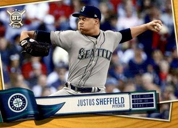 2019 Topps Big League - Gold #82 Justus Sheffield Front