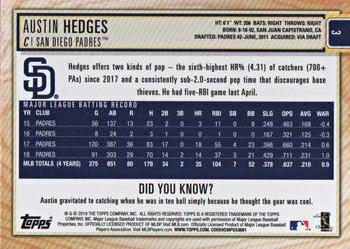 2019 Topps Big League - Blue #3 Austin Hedges Back