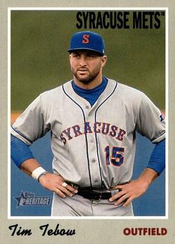 2019 Topps Heritage Minor League #32 Tim Tebow Front
