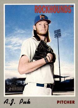2019 Topps Heritage Minor League #47 A.J. Puk Front