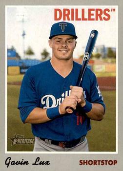 2019 Topps Heritage Minor League #74 Gavin Lux Front