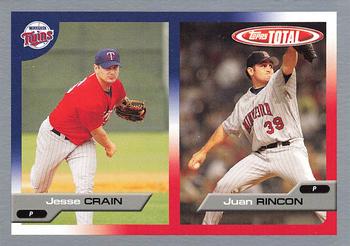 2005 Topps Total - Silver #585 Jesse Crain / Juan Rincon Front