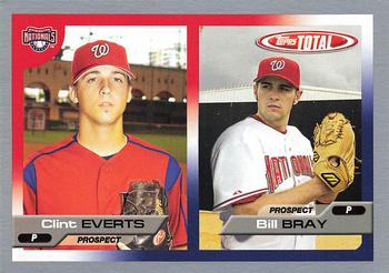 2005 Topps Total - Silver #692 Clint Everts / Bill Bray Front