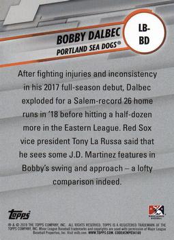 2019 Topps Pro Debut - MiLB Leaps and Bounds #LB-BD Bobby Dalbec Back
