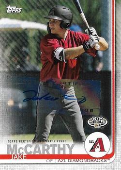 2019 Topps Pro Debut - Autographs #18 Jake McCarthy Front