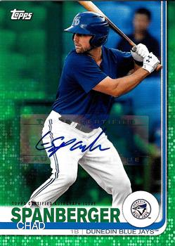 2019 Topps Pro Debut - Autographs Green #153 Chad Spanberger Front
