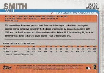 2019 Topps Update #US199 Will Smith Back