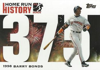 2005 Topps Updates & Highlights - Barry Bonds Home Run History #BB 375 Barry Bonds Front