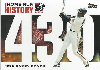2005 Topps Updates & Highlights - Barry Bonds Home Run History #BB 430 Barry Bonds Front