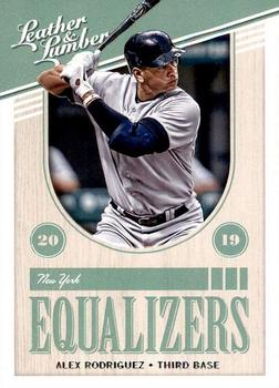 2019 Panini Leather & Lumber - Equalizers #EQ-6 Alex Rodriguez Front
