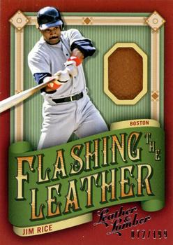 2019 Panini Leather & Lumber - Flashing the Leather #FTL-JR Jim Rice Front
