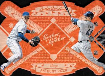 2019 Panini Leather & Lumber - Leather and Lumber #LAL-1 Anthony Rizzo Front