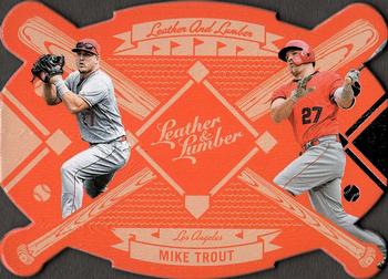 2019 Panini Leather & Lumber - Leather and Lumber #LAL-4 Mike Trout Front