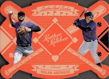 2019 Panini Leather & Lumber - Leather and Lumber #LAL-6 Nolan Arenado Front