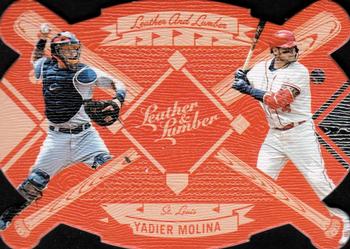 2019 Panini Leather & Lumber - Leather and Lumber #LAL-10 Yadier Molina Front