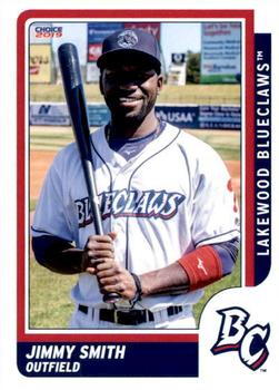 2019 Choice Lakewood BlueClaws #24 Jimmy Smith Front