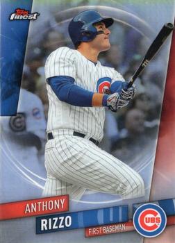 2019 Finest - Refractor #65 Anthony Rizzo Front