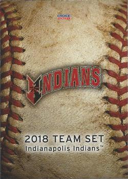 2018 Choice Indianapolis Indians #NNO Team Card Front