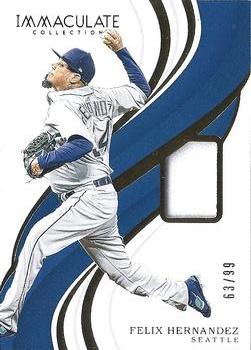 2019 Panini Immaculate Collection #78 Felix Hernandez Front