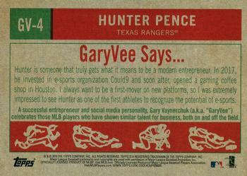 2019 Topps - Gary Vee's Top Entrepreneurs in Baseball #GV-4 Hunter Pence Back