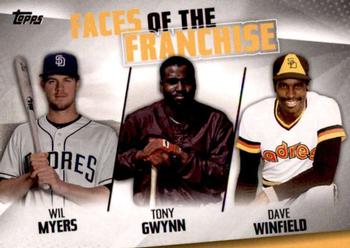 2019 Topps - Faces of the Franchise #FOF-23 Wil Myers / Tony Gwynn / Dave Winfield Front