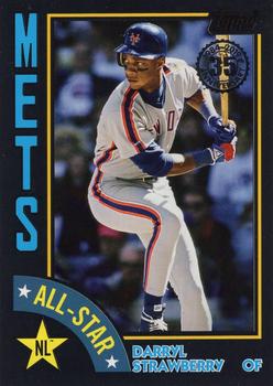 2019 Topps - 1984 Topps Baseball 35th Anniversary All-Stars Black #84AS-DS Darryl Strawberry Front